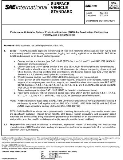 Standards PDF Cover Page