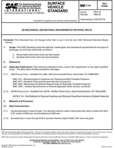 Standards PDF Cover Page