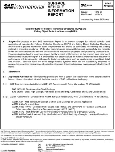 Standards PDF Cover Page