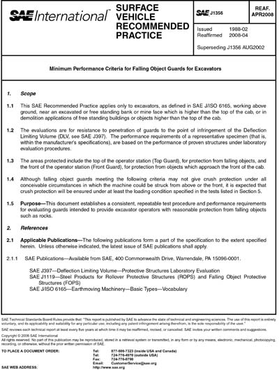 Standards PDF Cover Page