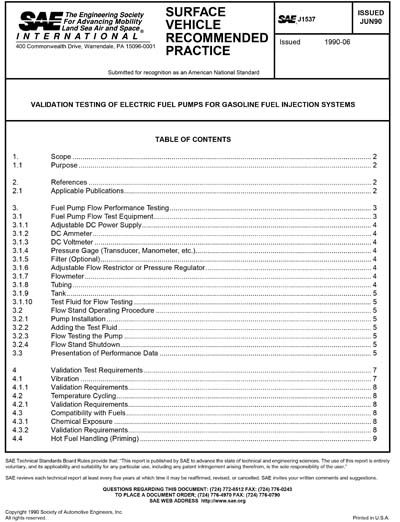 Standards PDF Cover Page