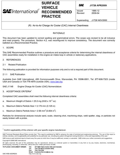 Standards PDF Cover Page