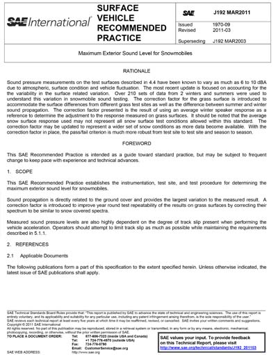Standards PDF Cover Page