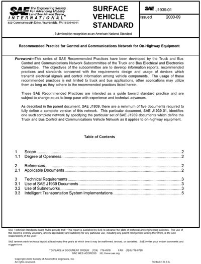 Standards PDF Cover Page