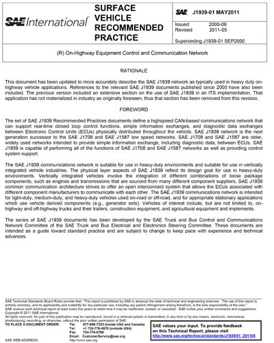 Standards PDF Cover Page