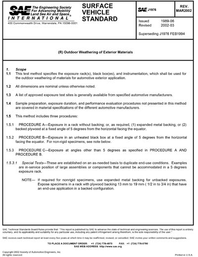 Standards PDF Cover Page