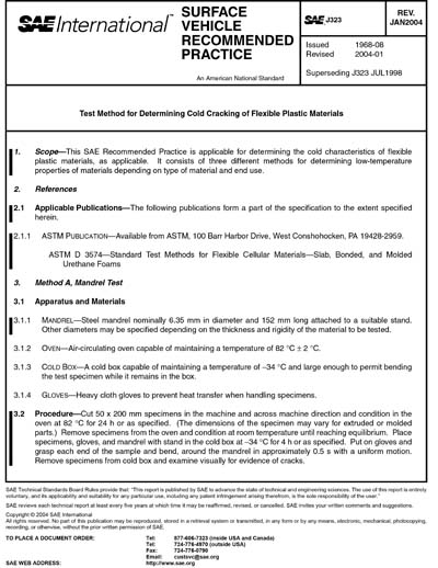 Standards PDF Cover Page
