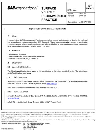 Standards PDF Cover Page