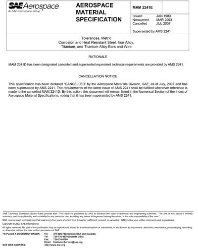 Standards PDF Cover Page