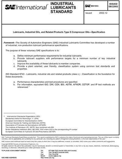 Standards PDF Cover Page