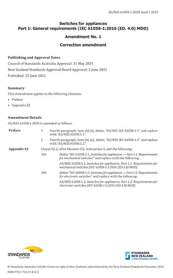 Standards PDF Cover Page