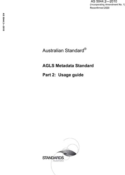 Standards PDF Cover Page