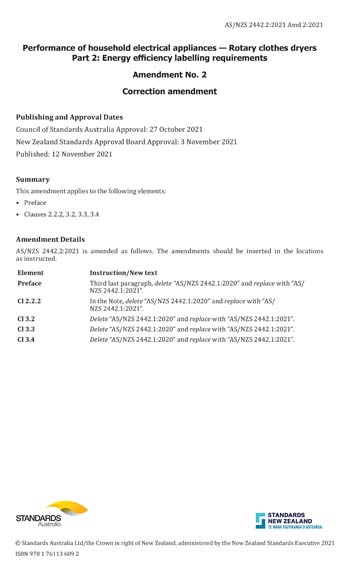 Standards PDF Cover Page