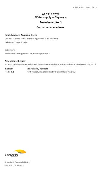 Standards PDF Cover Page