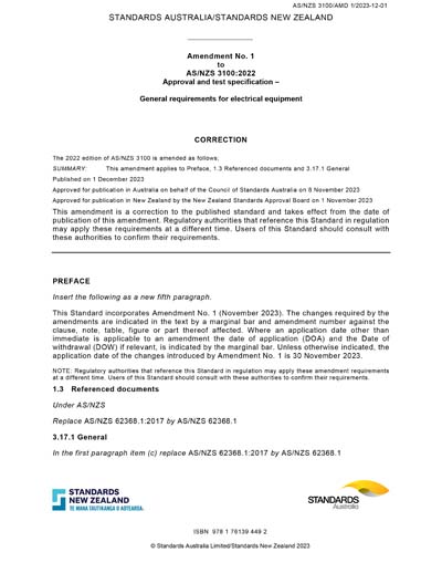 Standards PDF Cover Page
