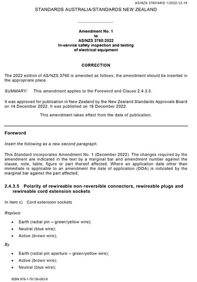 Standards PDF Cover Page