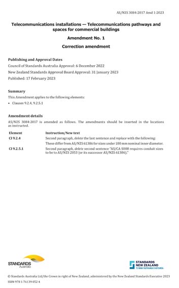 Standards PDF Cover Page