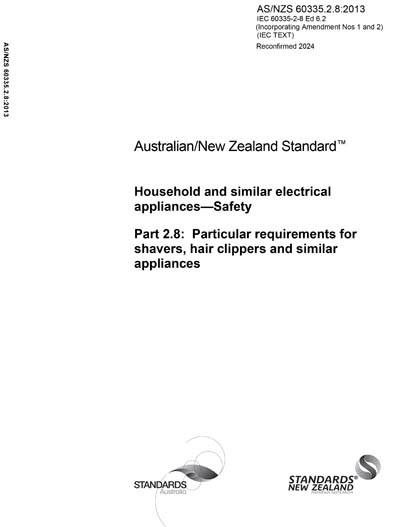 Standards PDF Cover Page