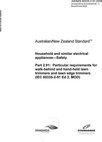 Standards PDF Cover Page