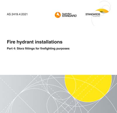 AS 2419.4:2021 - Fire hydrant installations, Part 4: Storz fittings for ...