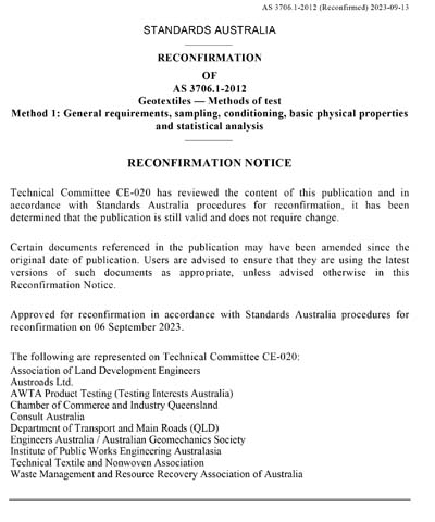 Standards PDF Cover Page