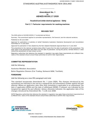 Standards PDF Cover Page