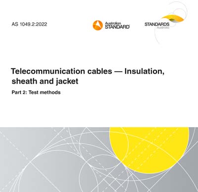 AS 1049.2:2022 - Telecommunication cables - Insulation, sheath and ...