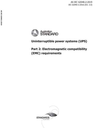 Standards PDF Cover Page