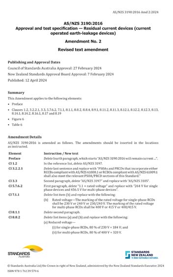 Standards PDF Cover Page