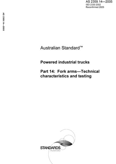 Standards PDF Cover Page