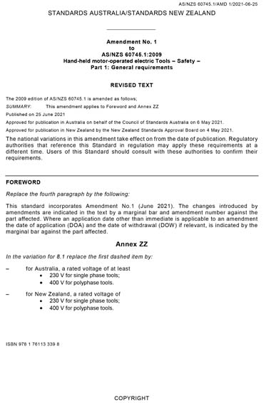 Standards PDF Cover Page