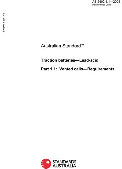 Standards PDF Cover Page