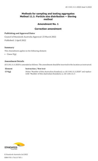 Standards PDF Cover Page
