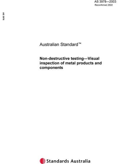 Standards PDF Cover Page