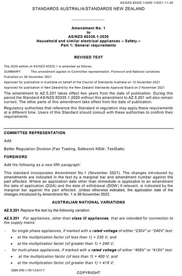 Standards PDF Cover Page