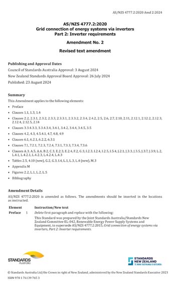 Standards PDF Cover Page