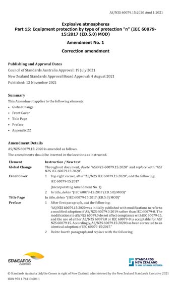 Standards PDF Cover Page