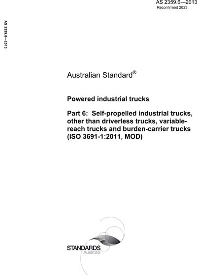 Standards PDF Cover Page