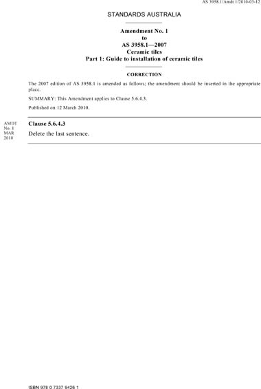 Standards PDF Cover Page