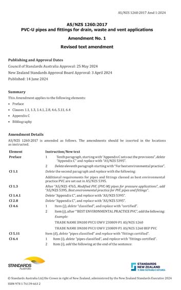 Standards PDF Cover Page