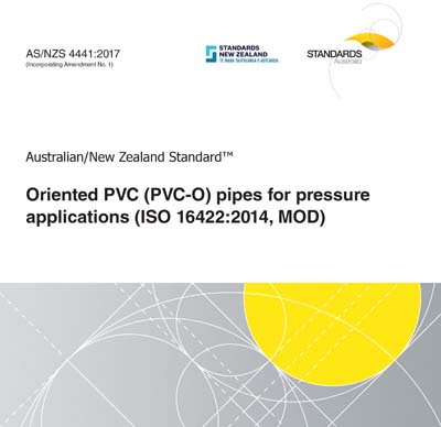 Iso 4441 AS/NZS 4441:2017 - Oriented PVC (PVC-O) pipes for pressure applications ...