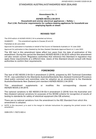 Standards PDF Cover Page