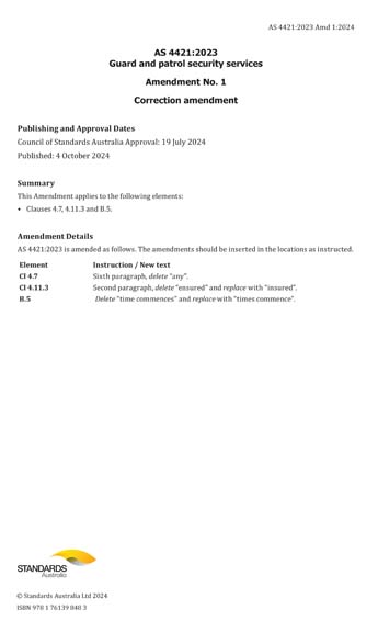 Standards PDF Cover Page