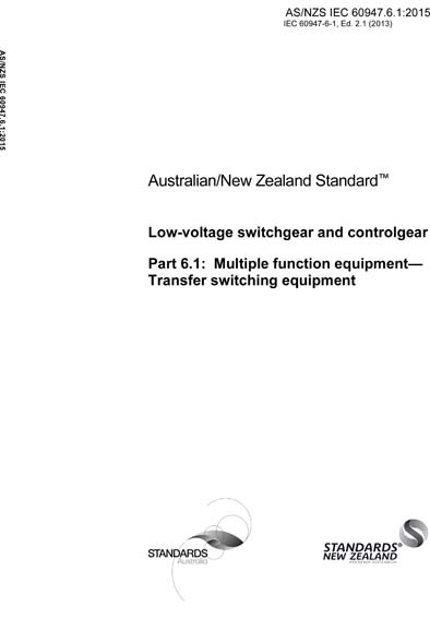 Standards PDF Cover Page