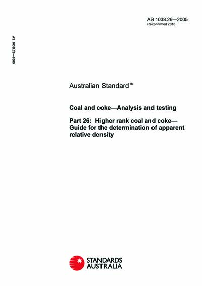 Standards PDF Cover Page