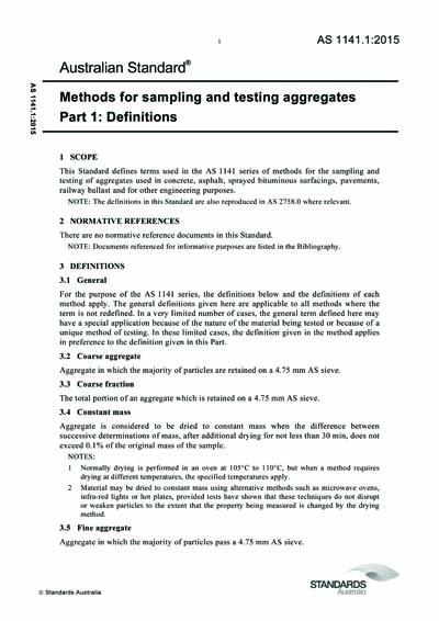 Standards PDF Cover Page