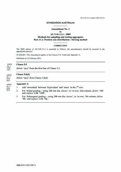 Standards PDF Cover Page