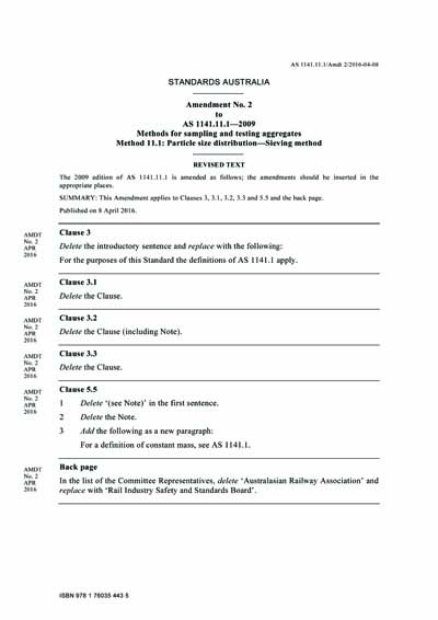 Standards PDF Cover Page