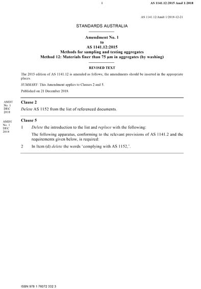 Standards PDF Cover Page