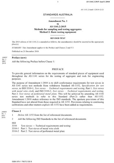 Standards PDF Cover Page